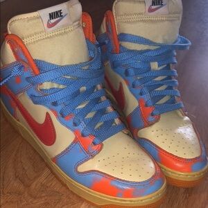 Nike teen Shoes - Blue red and Orange